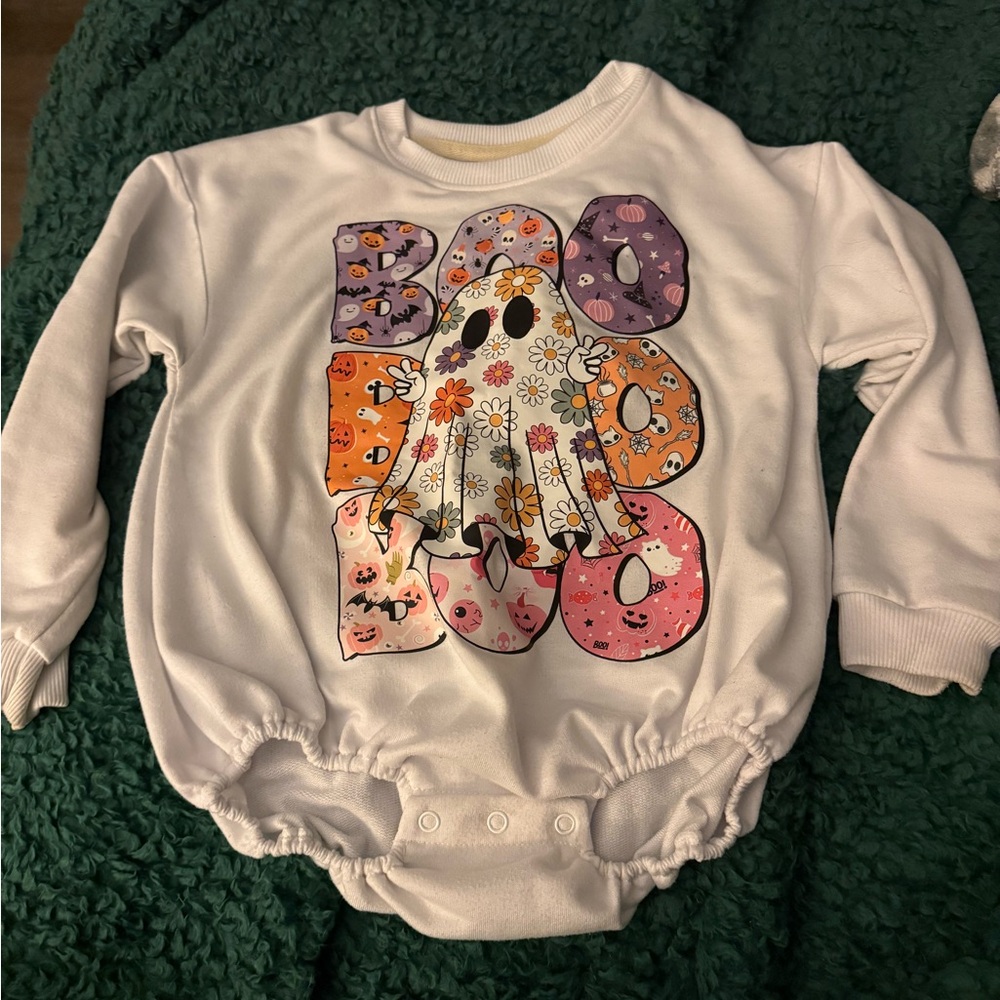 White Kids One Piece - Boo Design